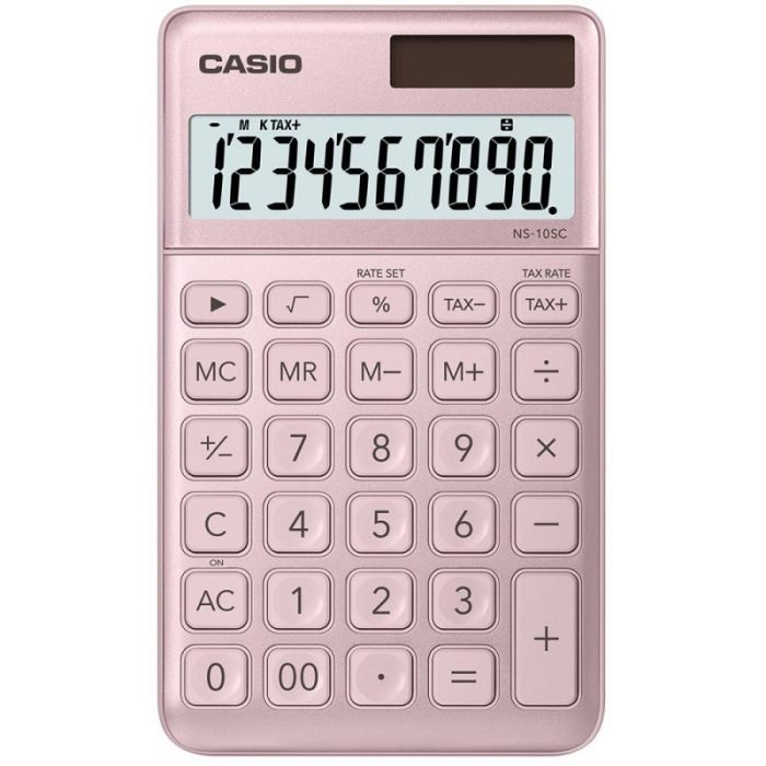 Calculatrice de poche casio - ns-10sc rose - 46446