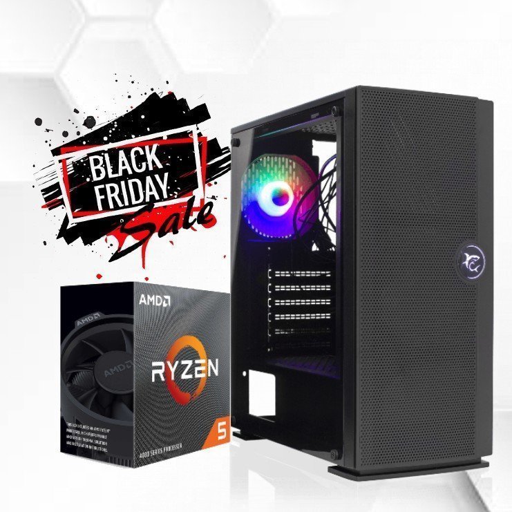 PC GAMER BLACK FRIDAY V1 RYZEN 5 4600G 8G 256G SSD WIKI High
