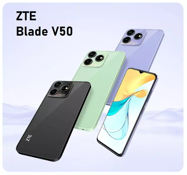 SMARTPHONE ZTE V50 DESIGN 4G 8 GO 128 GO NOIR